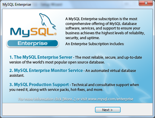 Instalacja MySQL zrzut 6