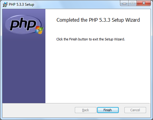 Instalacja PHP zrzut 9